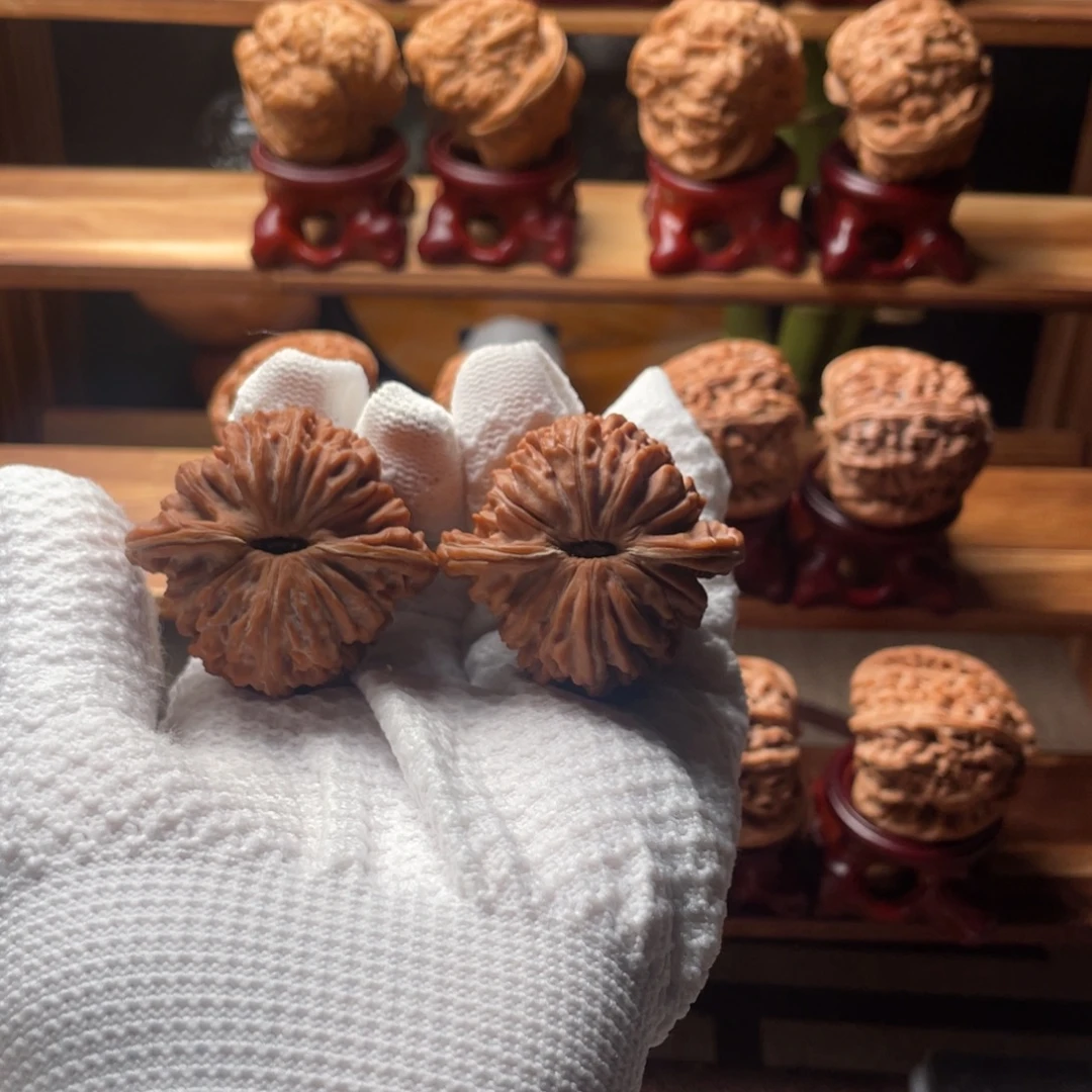 吊坠文玩核桃四座楼43尺