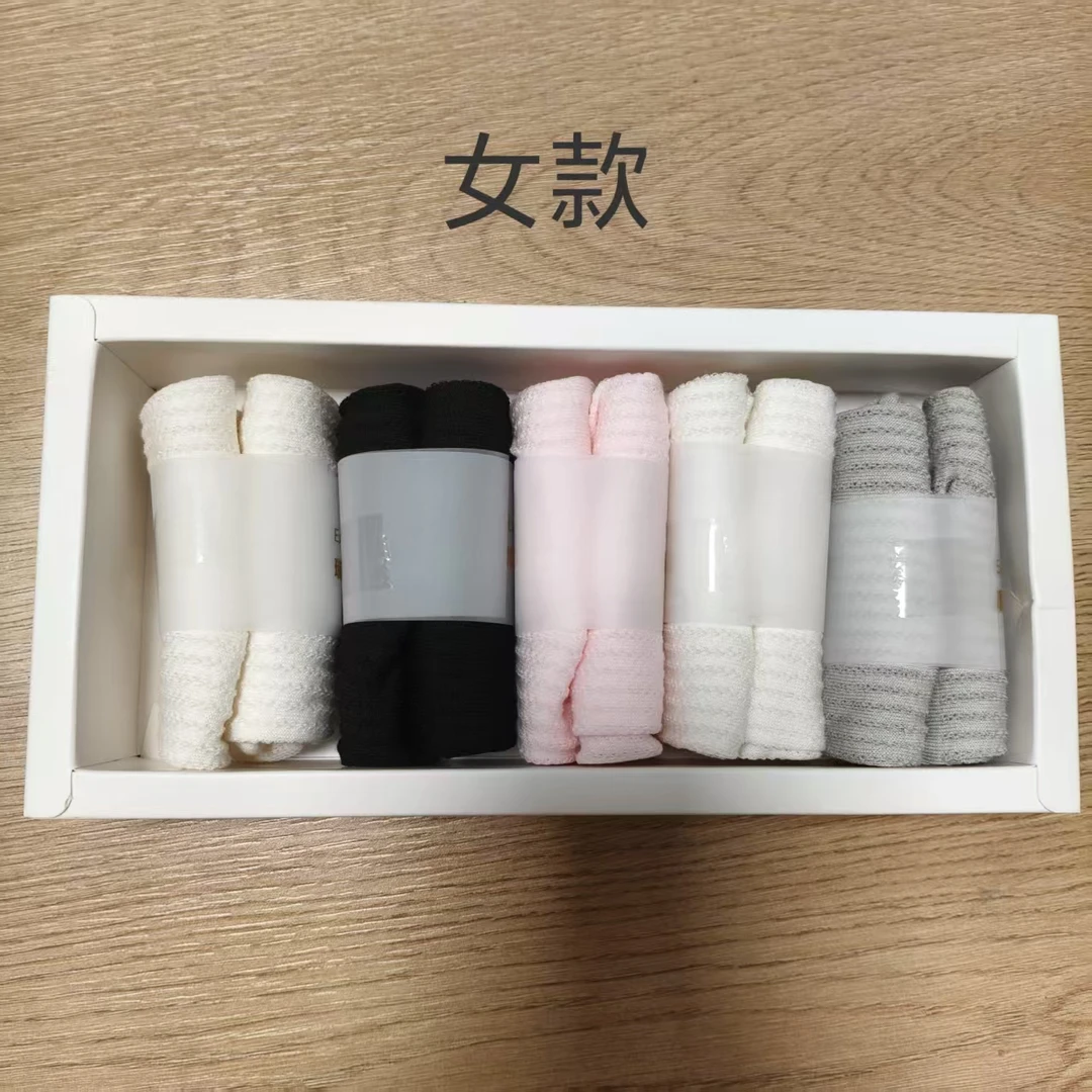 550女款中筒袜颜色随机5双