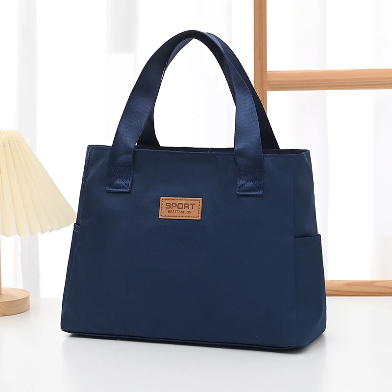 轻便外出男士手提包a4公文包出差休闲男女老师上班通勤防水布包