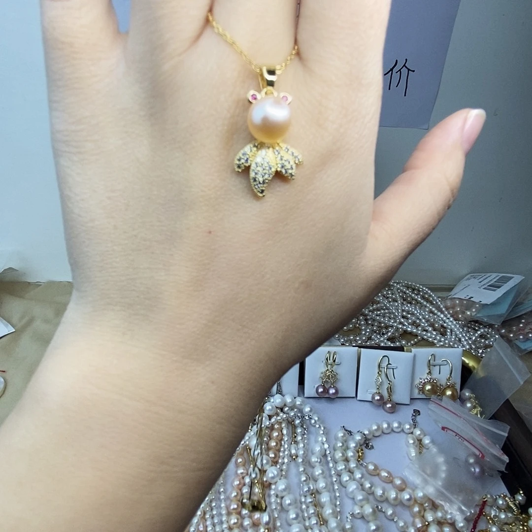 吊坠(赠链)合金淡水珍珠