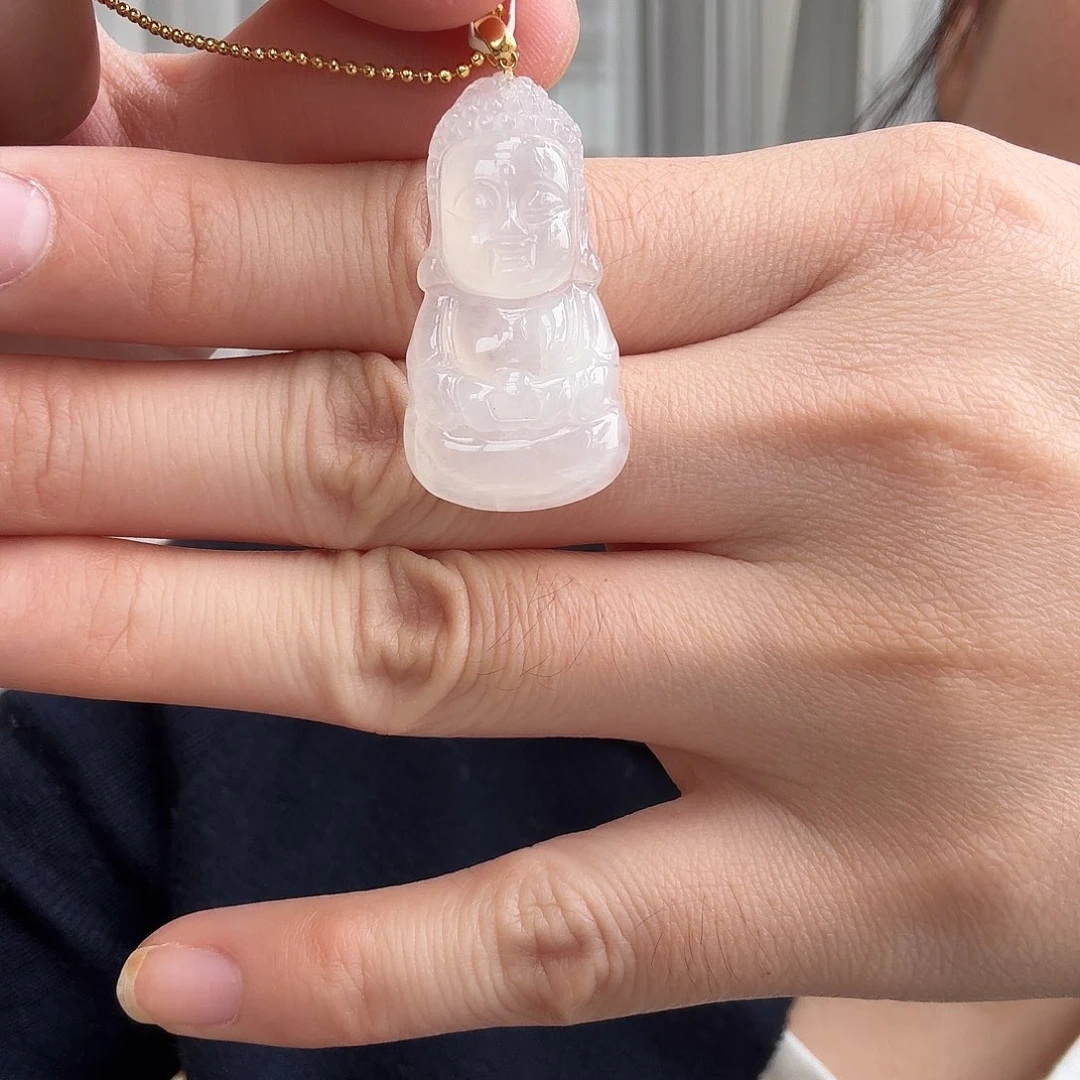 翡翠未镶嵌颈饰宝宝佛