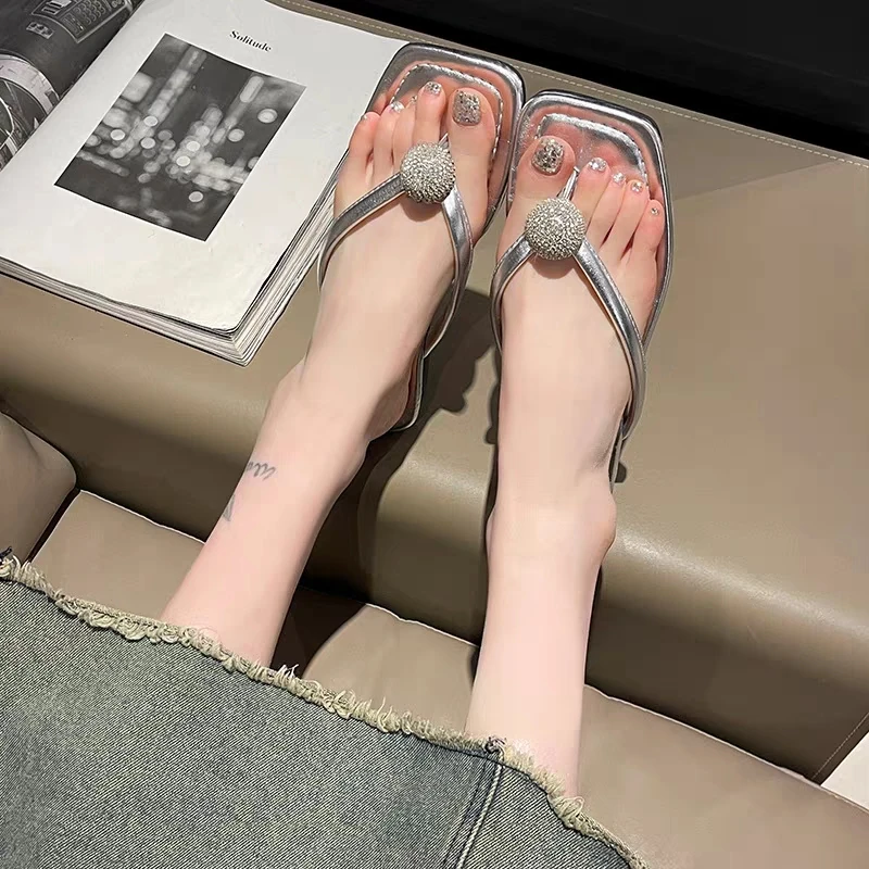 仙女风人字拖一字带ins风凉拖8255