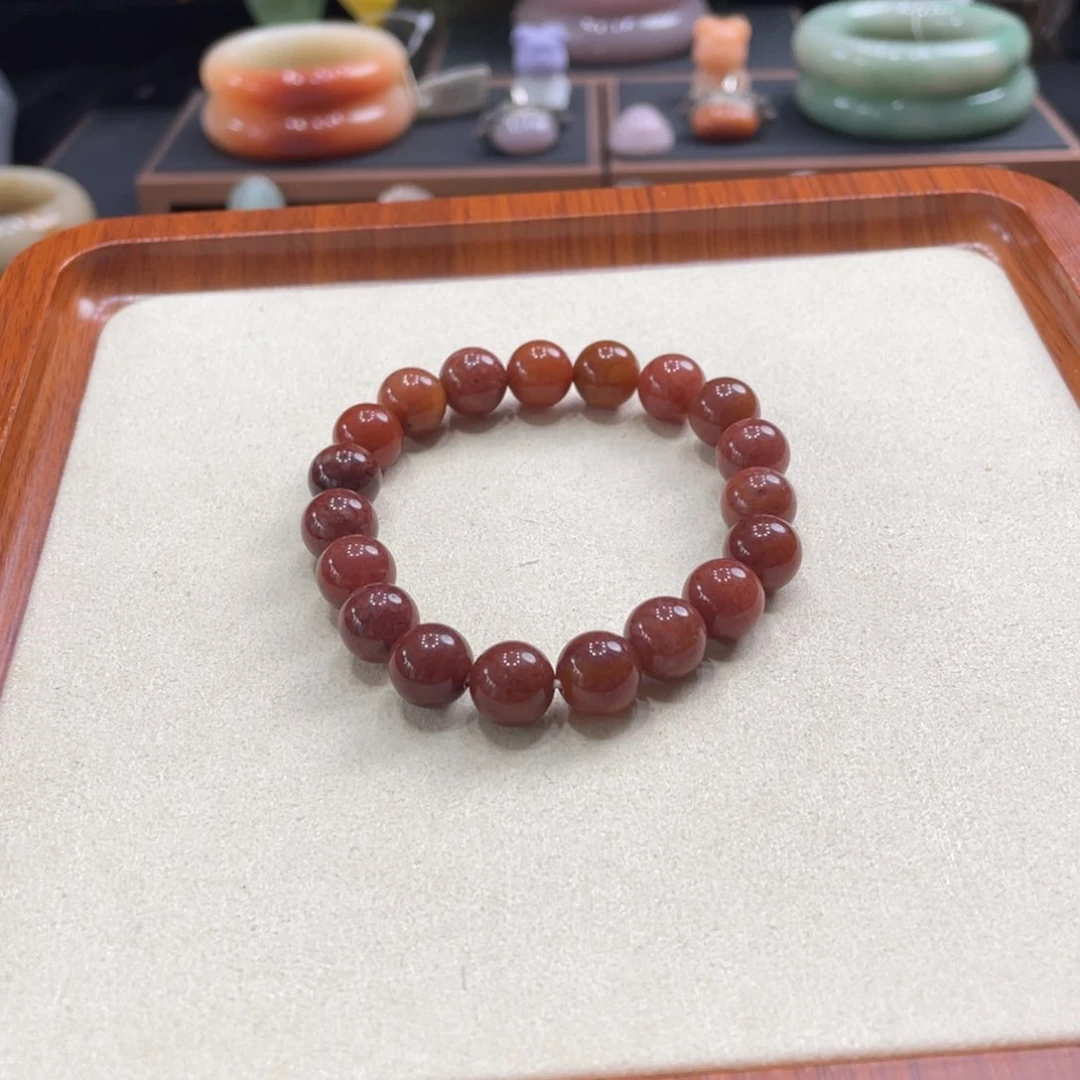 石英岩玉手串未镶嵌