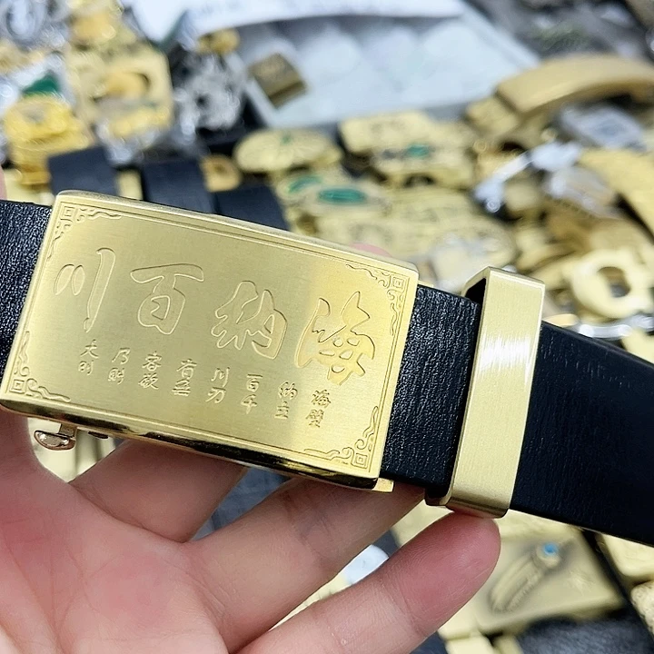 实心铜自动1️⃣铜腰带扣