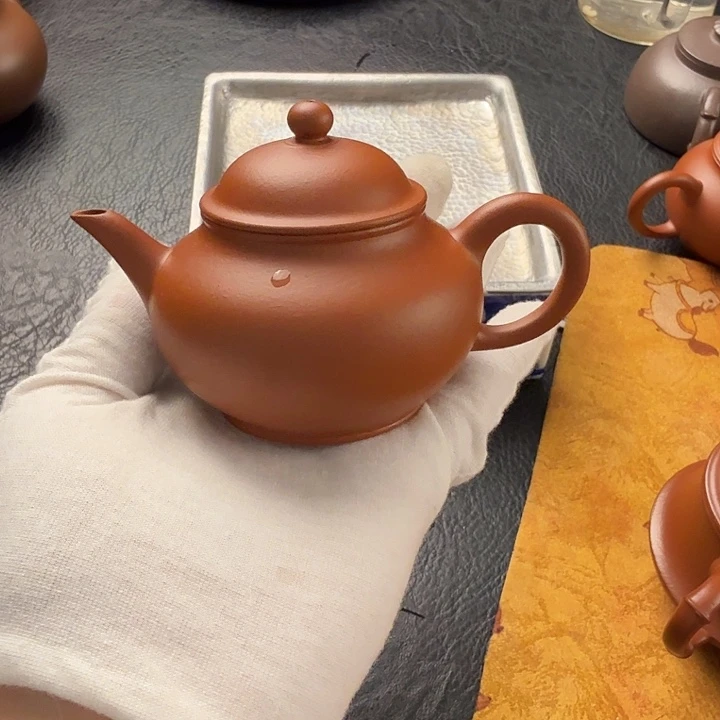 朱泥茶壶秋水容量110cc1111