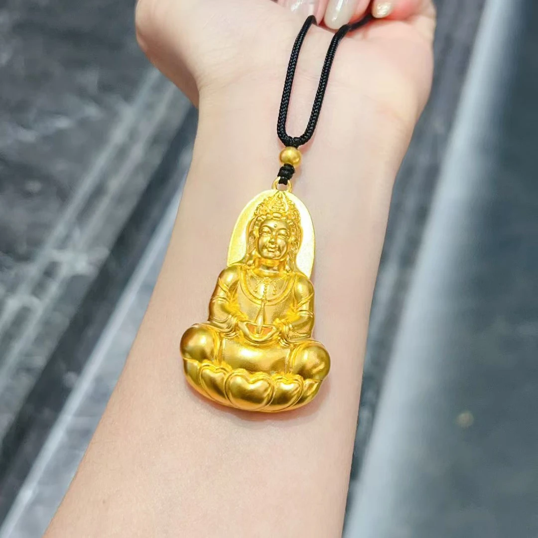 【新美源】足金999  古法工艺 观音坠33.55克