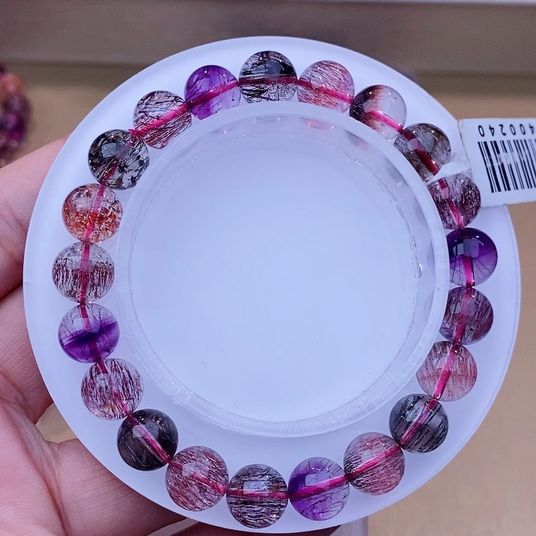 未镶嵌手链水晶超七9+m