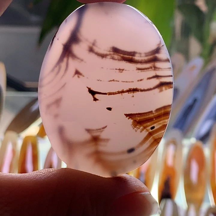 未镶嵌玛瑙/玉髓珠宝半成品162