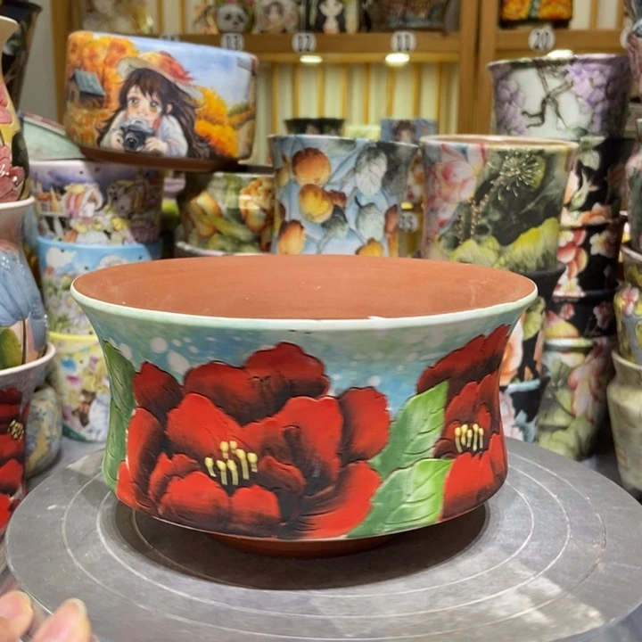 景德镇艺术手绘作品