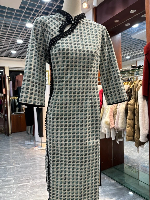 2025年新款旗袍中长款