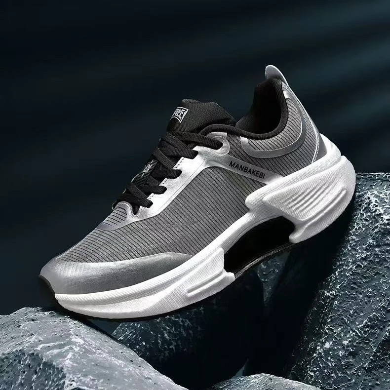 新款轻便碳板网面缓震厚底耐磨男女运动跑步鞋16803