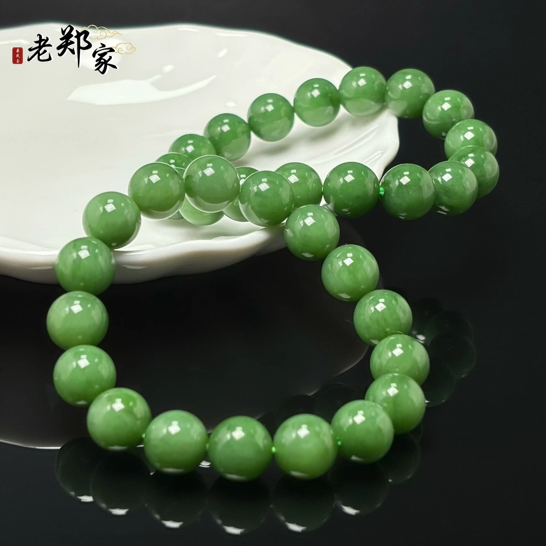 【老郑家】和田玉手串 约11mm+ 多样性发一件