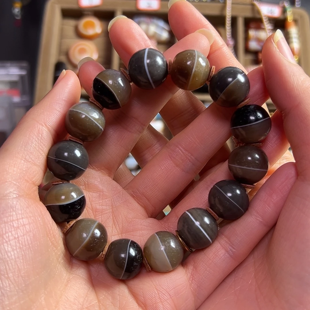 石英石纯铜手串儿