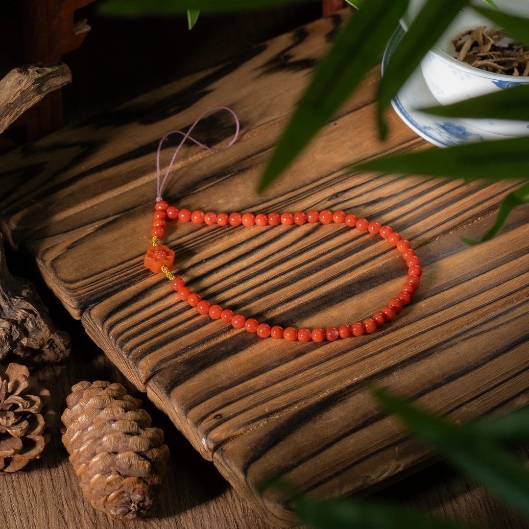 世间臻宝-南红手机链/多样性发/P6143/0