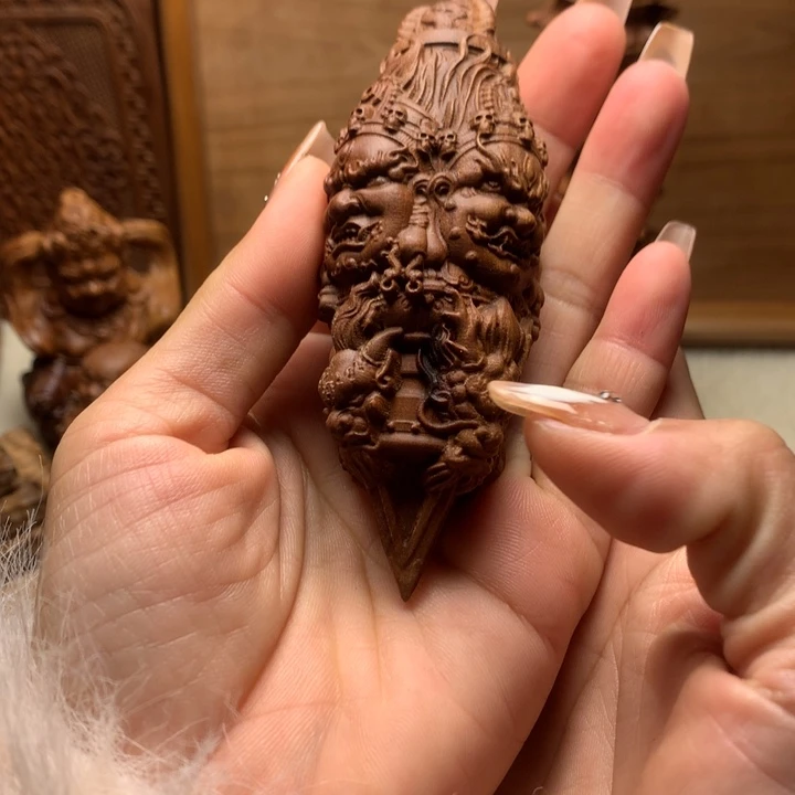 檀香木其他老山檀香手把件