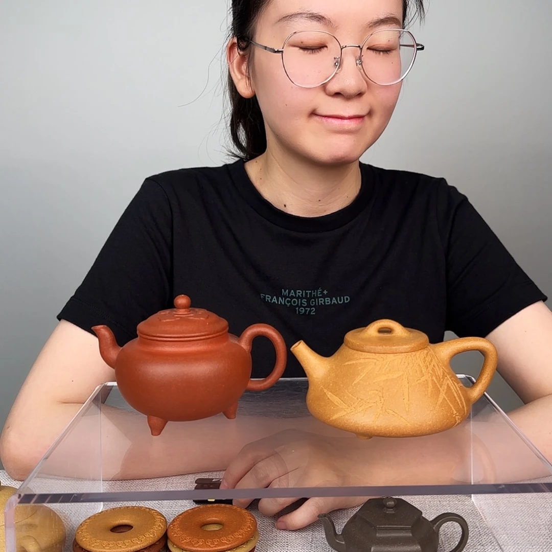 吾***风茶壶紫砂大红泥大彬如意