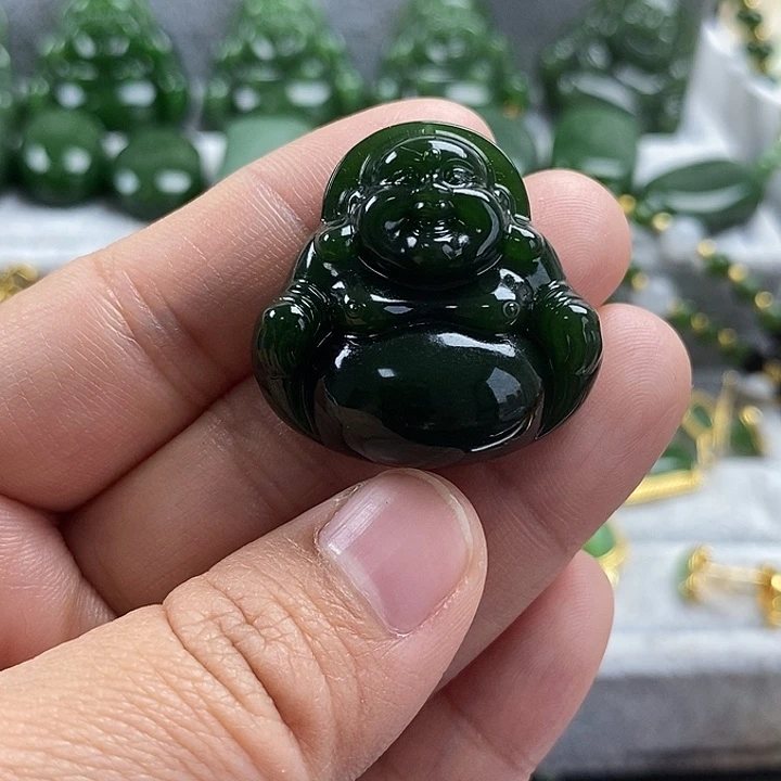 和田玉（碧玉）未镶嵌颈饰30