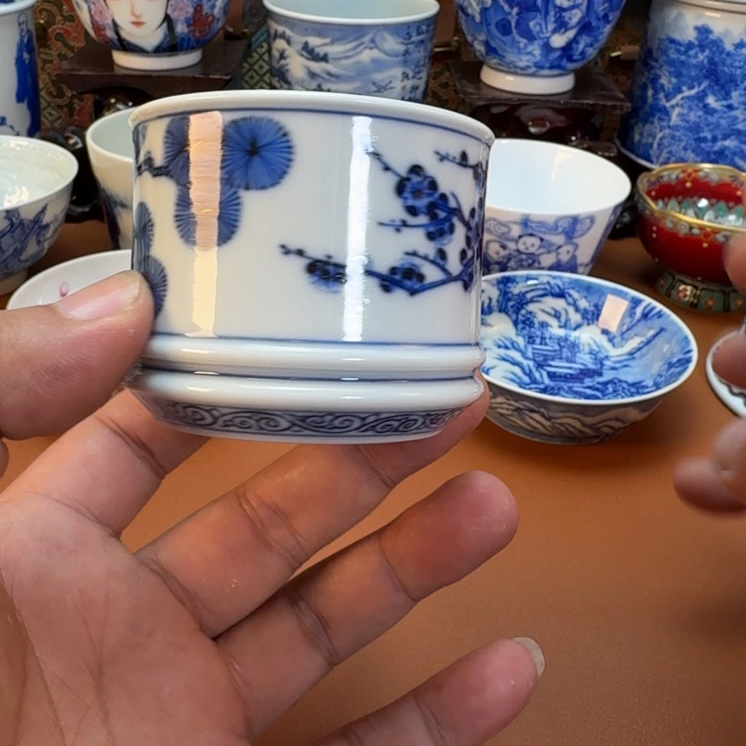 幸***哥杯子景德镇全手工手绘陶瓷