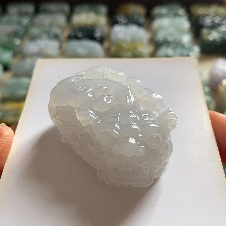 翡翠未镶嵌颈饰天然翡翠貔貅吊坠