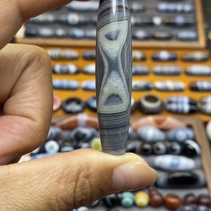 玛瑙/玉髓未镶嵌珠宝半成品耳*