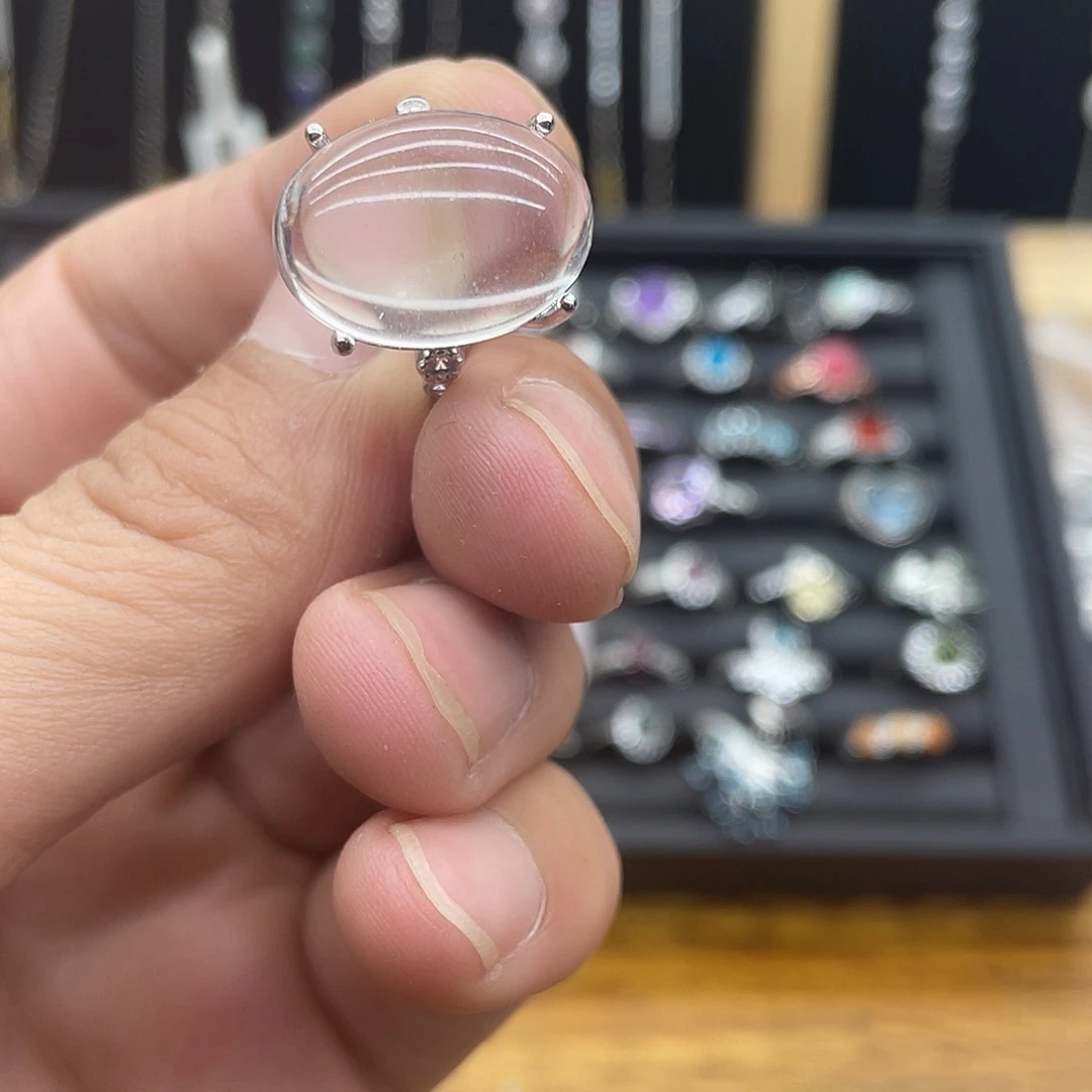 紫晶珠宝半成品未镶嵌