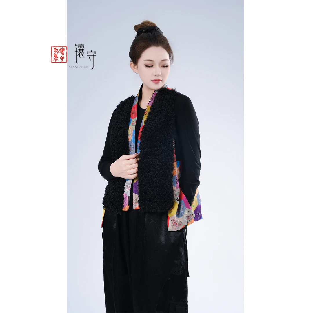 【镶守·初春】春季优雅气质中国风轻奢休闲时尚百搭宽松马甲G3807