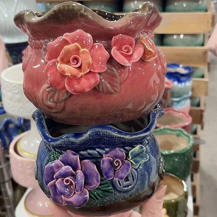 陶瓷陶瓷多肉植物花盆