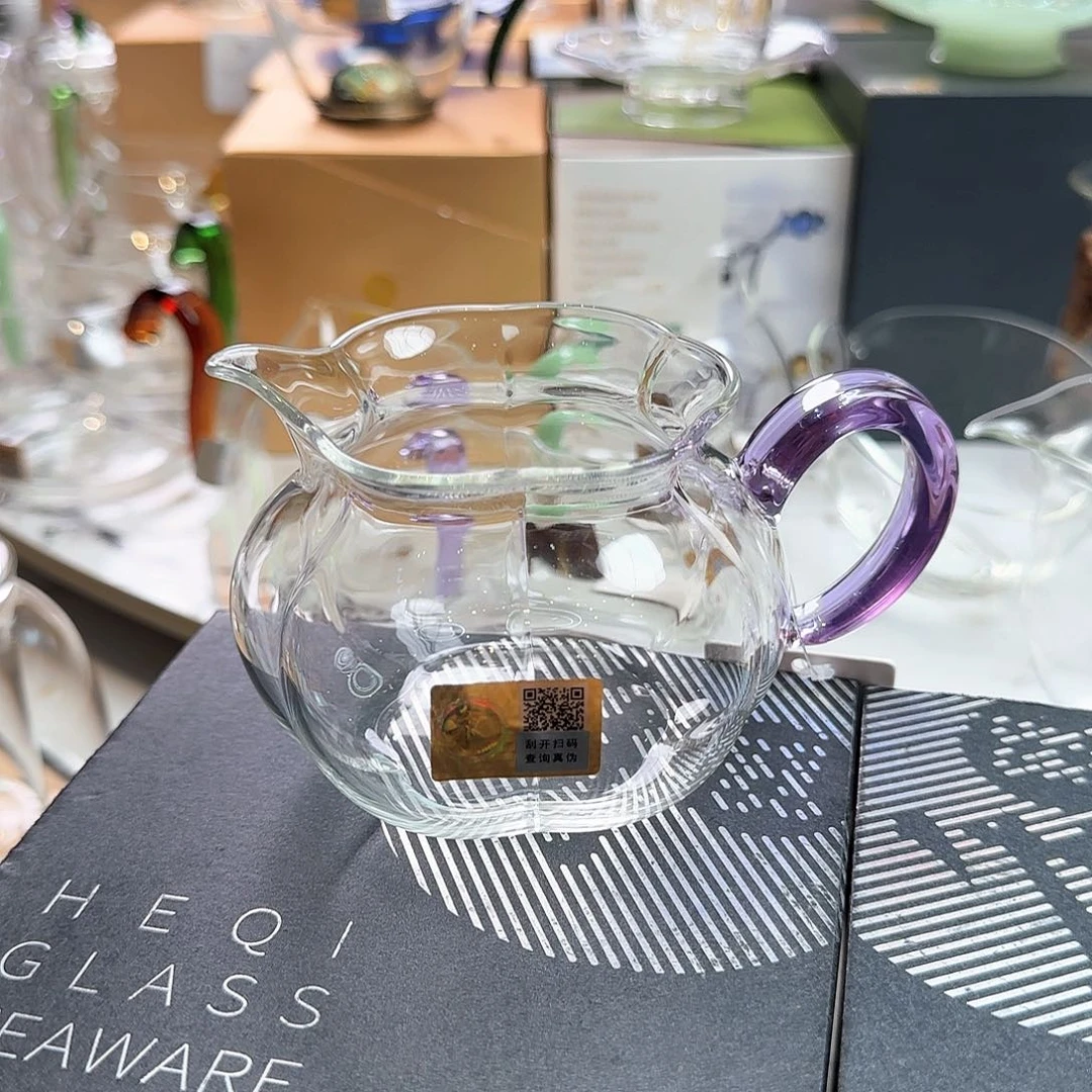 禾器浅紫色纳福公道杯