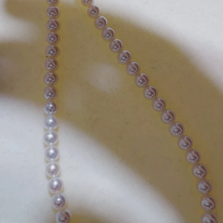 未镶嵌淡水珍珠裸链近5mm