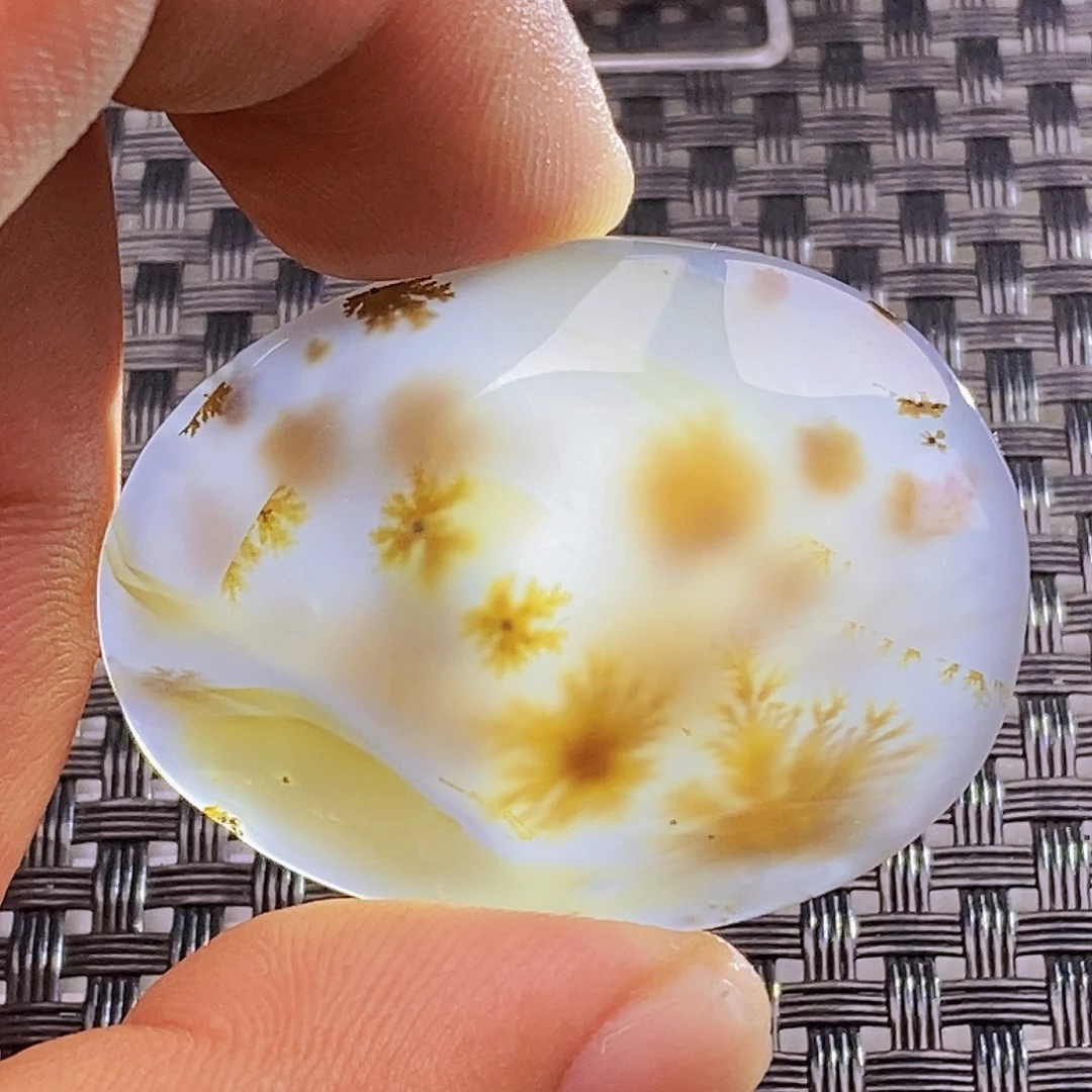 水***平玛瑙/玉髓未镶嵌吊坠(不含链)