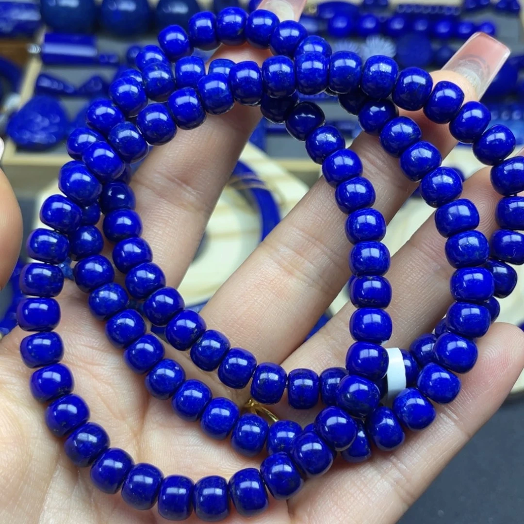 青金石未镶嵌7+老型多圈