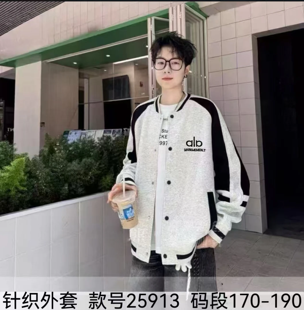 【25913】青少年潮牌棒球服外套