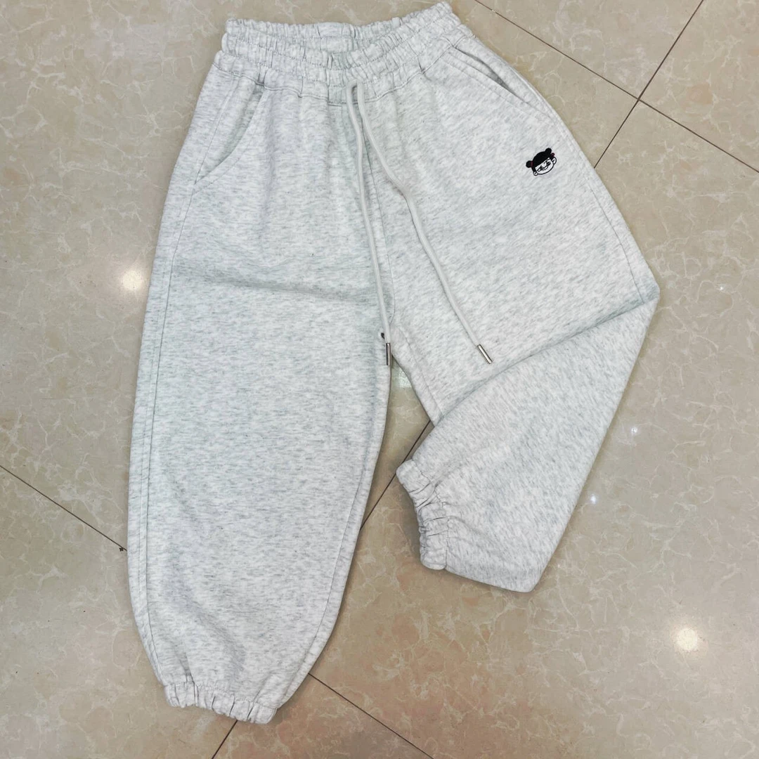 儿童运动裤2025春季新款男童灰色舒适休闲裤束脚裤子百搭卫裤