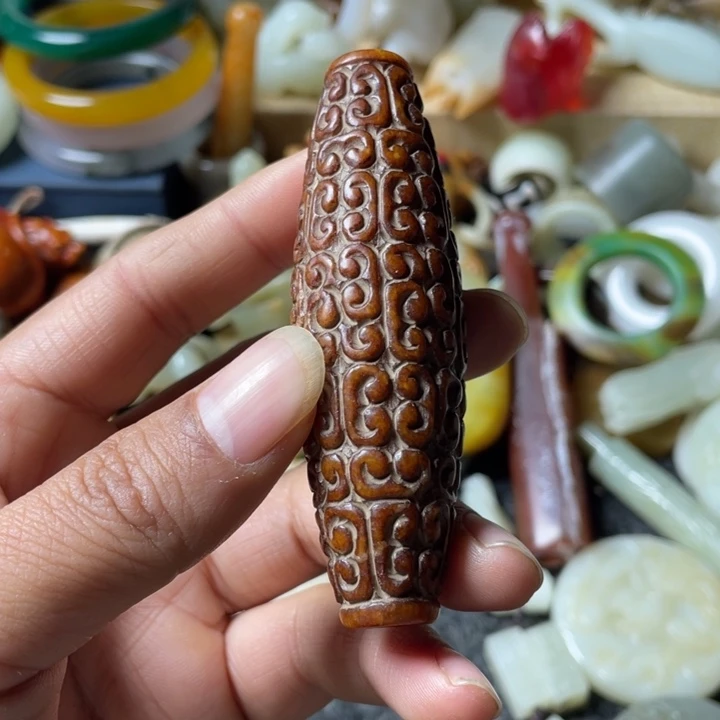 和田玉未镶嵌吊坠(不含链)