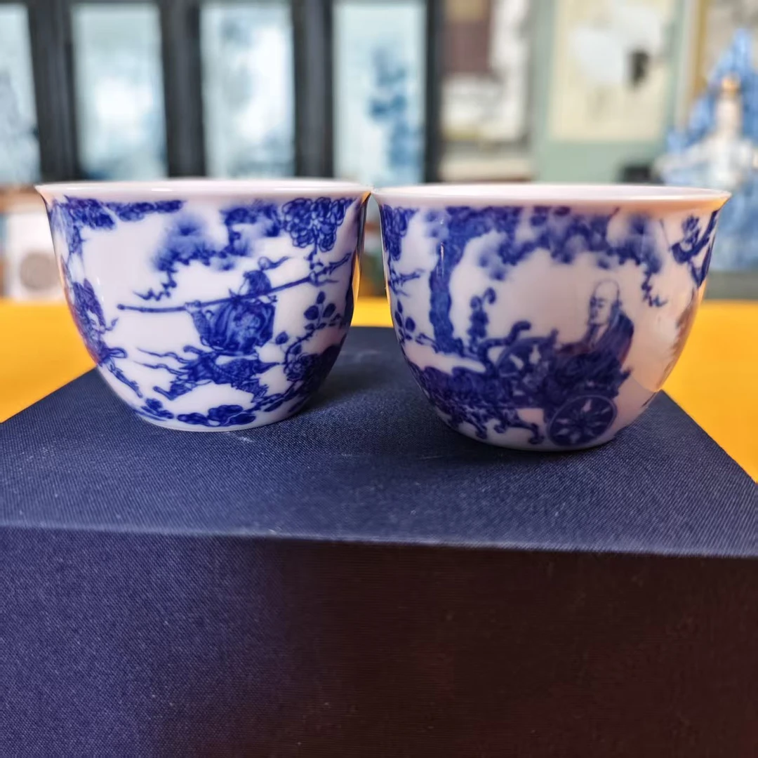 景德镇陶瓷人物对杯