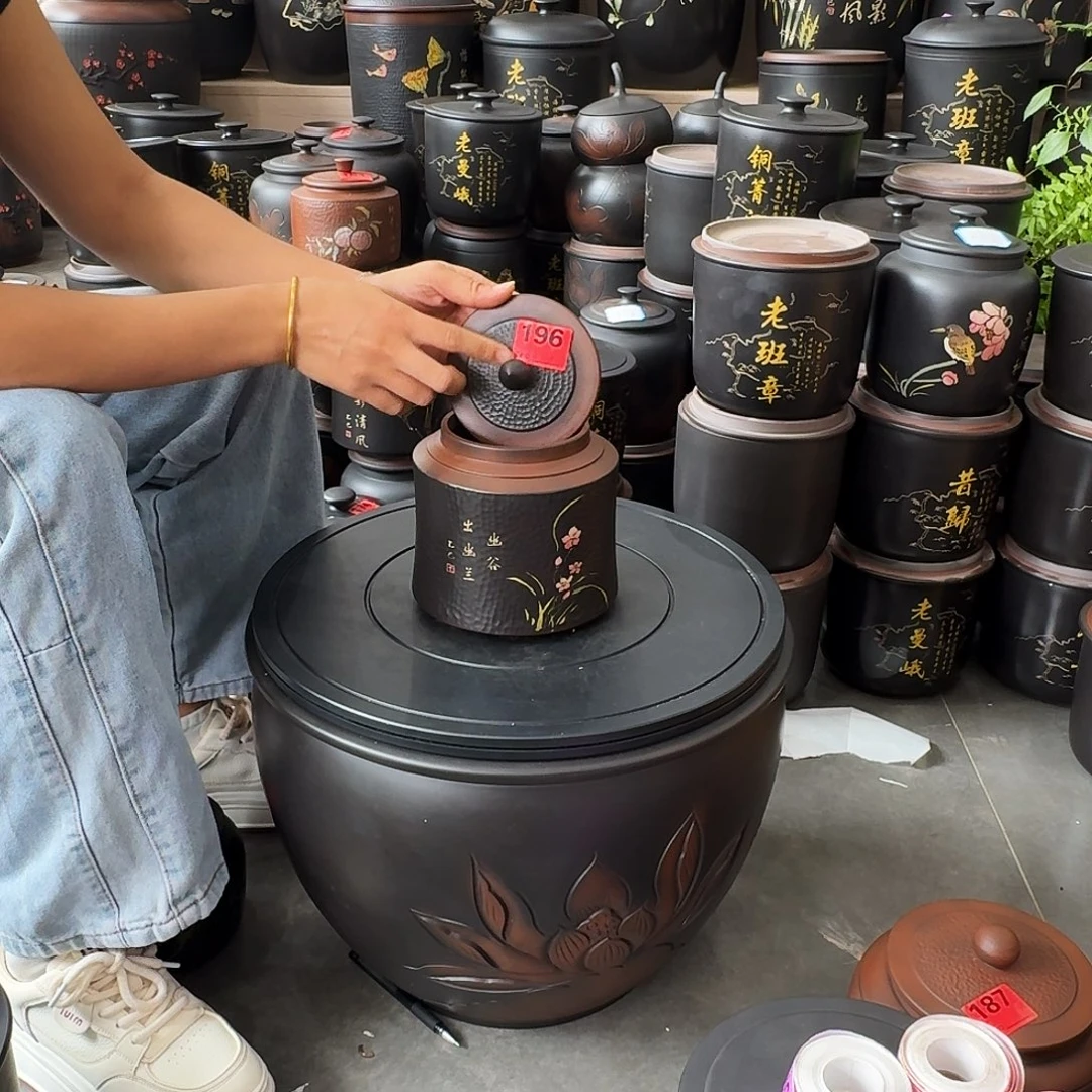 微瑕.锤纹彩填小罐300克103