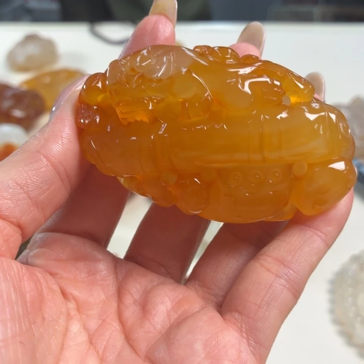 玛瑙/玉髓吊坠(不含链)未镶嵌