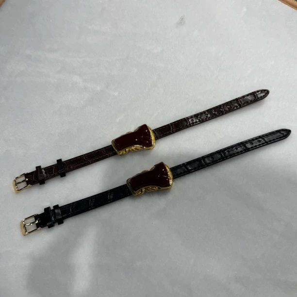 朗钦/黑色新款圆领外套