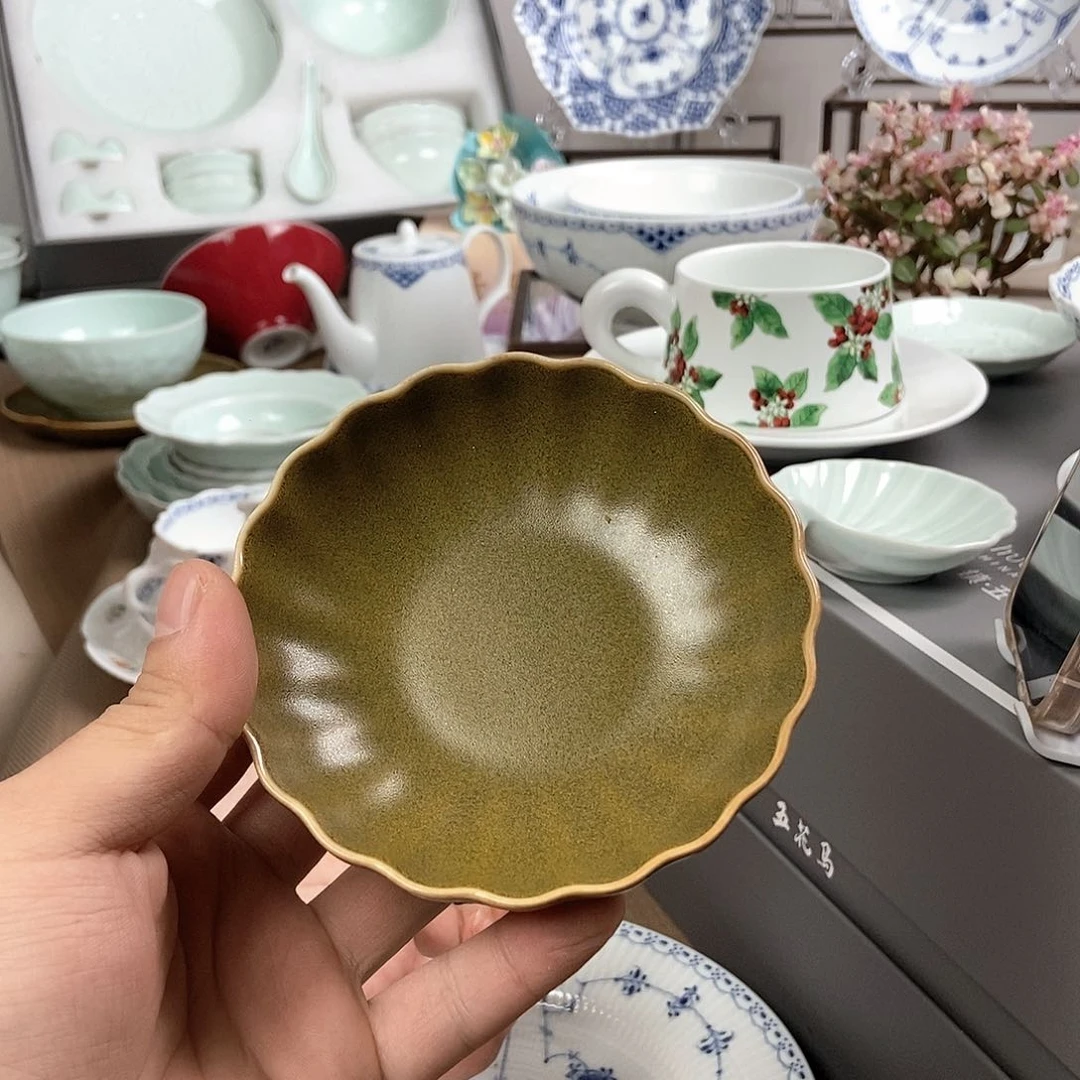 瓷片景德镇五花马陶瓷