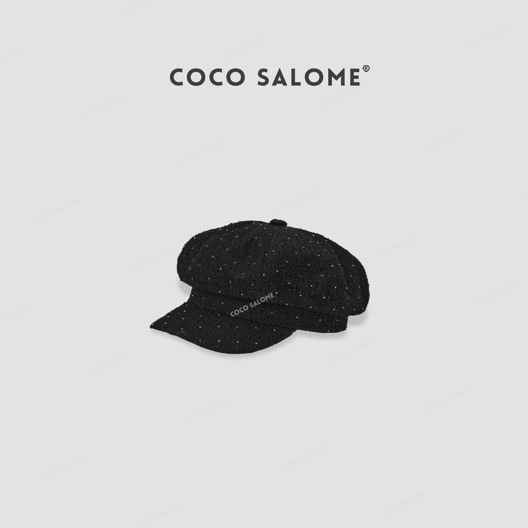 COCO SALOME【星光焦点】设计师高定款八角帽mc114