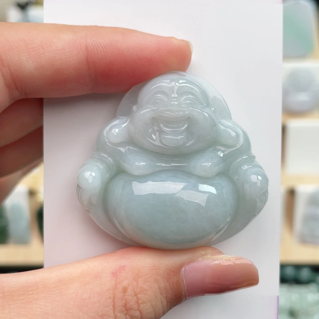 颈饰未镶嵌翡翠佛公