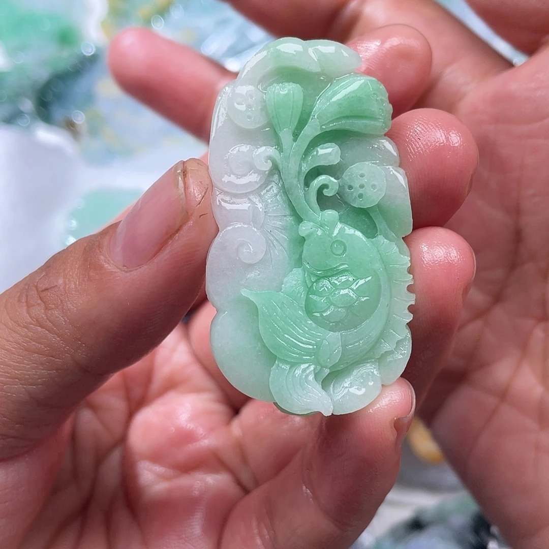 未镶嵌定制翡翠泰***河翡玉缘翡翠