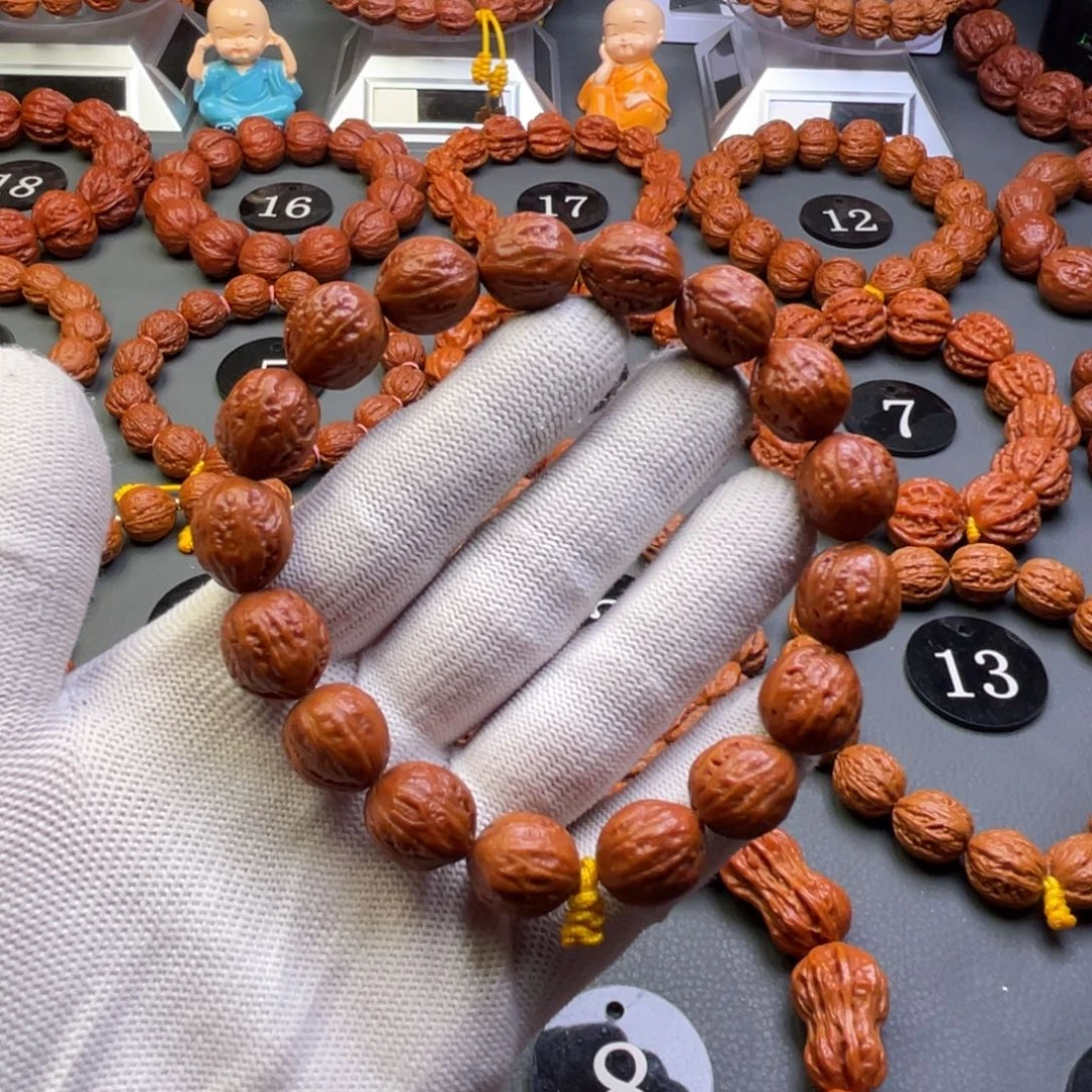 手串文玩核桃野生核桃小枣型秋子手持