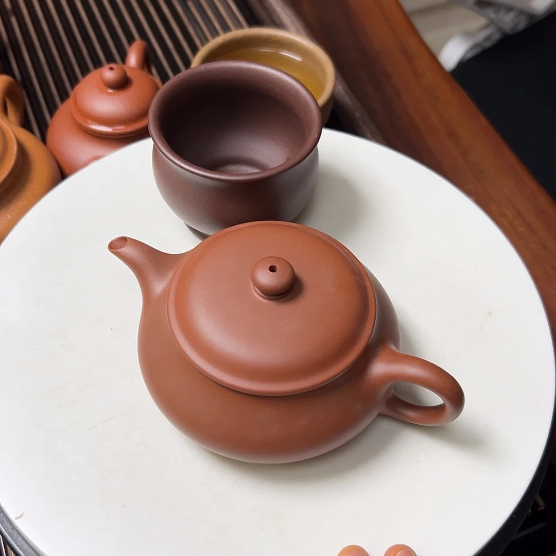 茶壶底槽青紫砂壶等传统