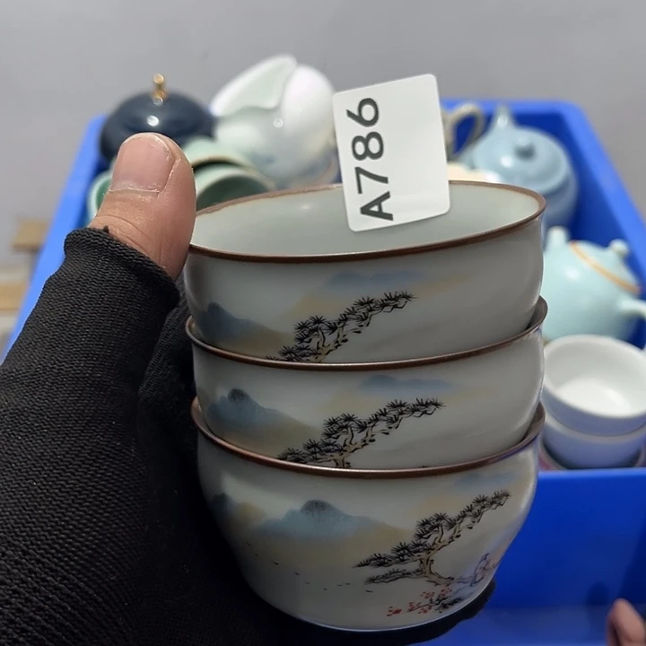 长***巷茶具默认微瑕瓷器、茶具、壶、摆件，介意勿拍