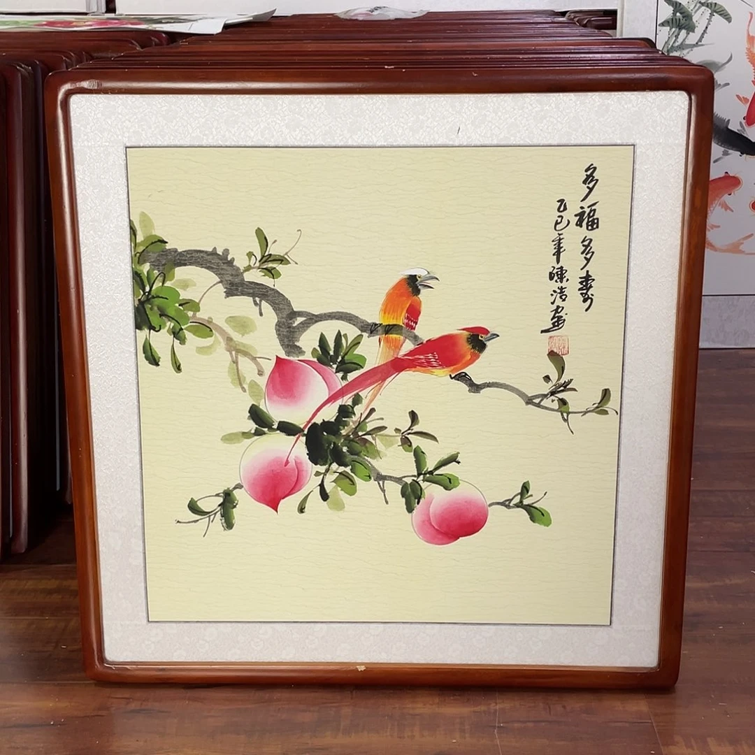 国画带框尺寸63*63厘米