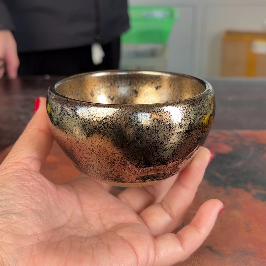 龙泉云间青瓷小米茶器