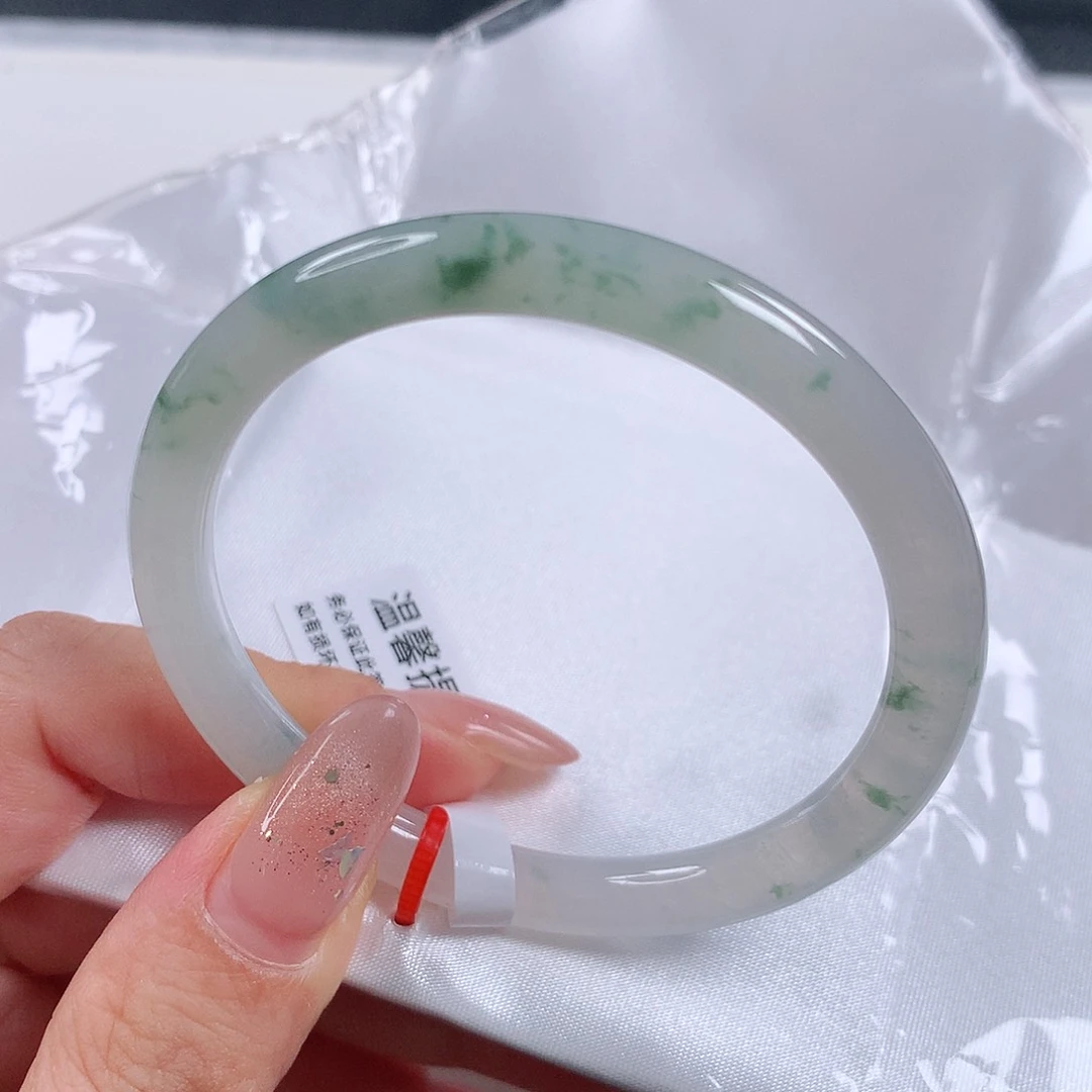 未镶嵌手镯翡翠  圆条①①⑤