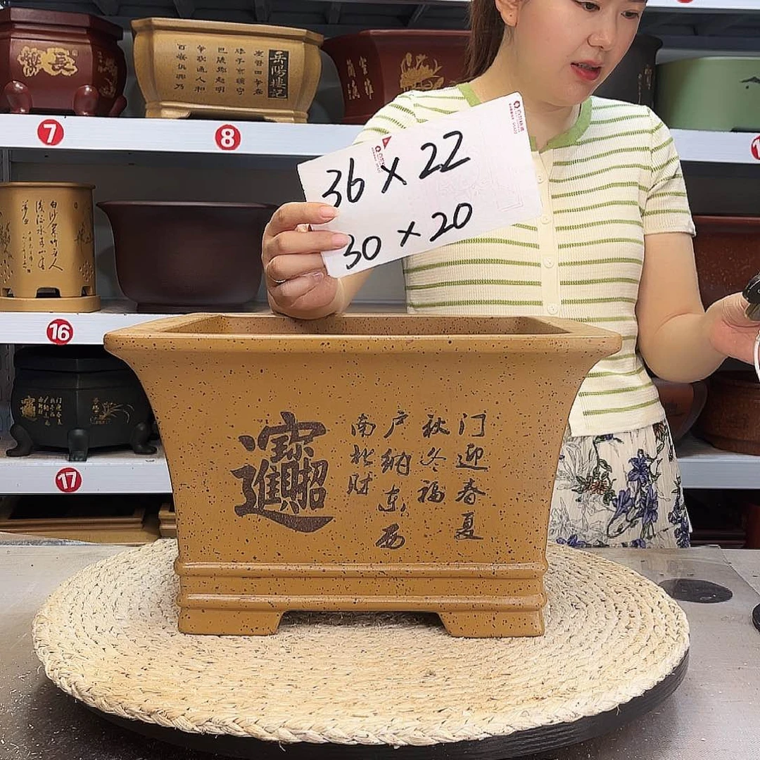 紫砂花盆紫砂花盆