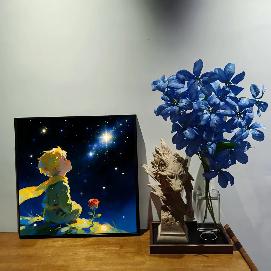 《B612星球上的小王子与玫瑰》